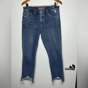 Joe's Jeans | The Smith Mid Rise Straight Crop Denim Blue Jean 26
